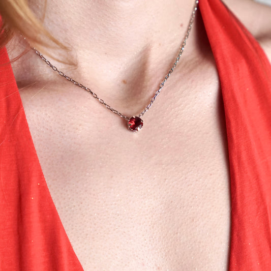 Colar Stones Vermelho