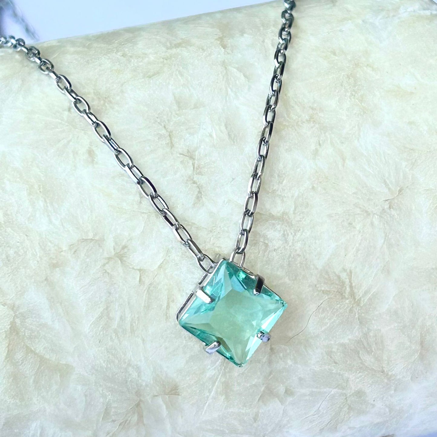 Colar Stones Verde Aqua