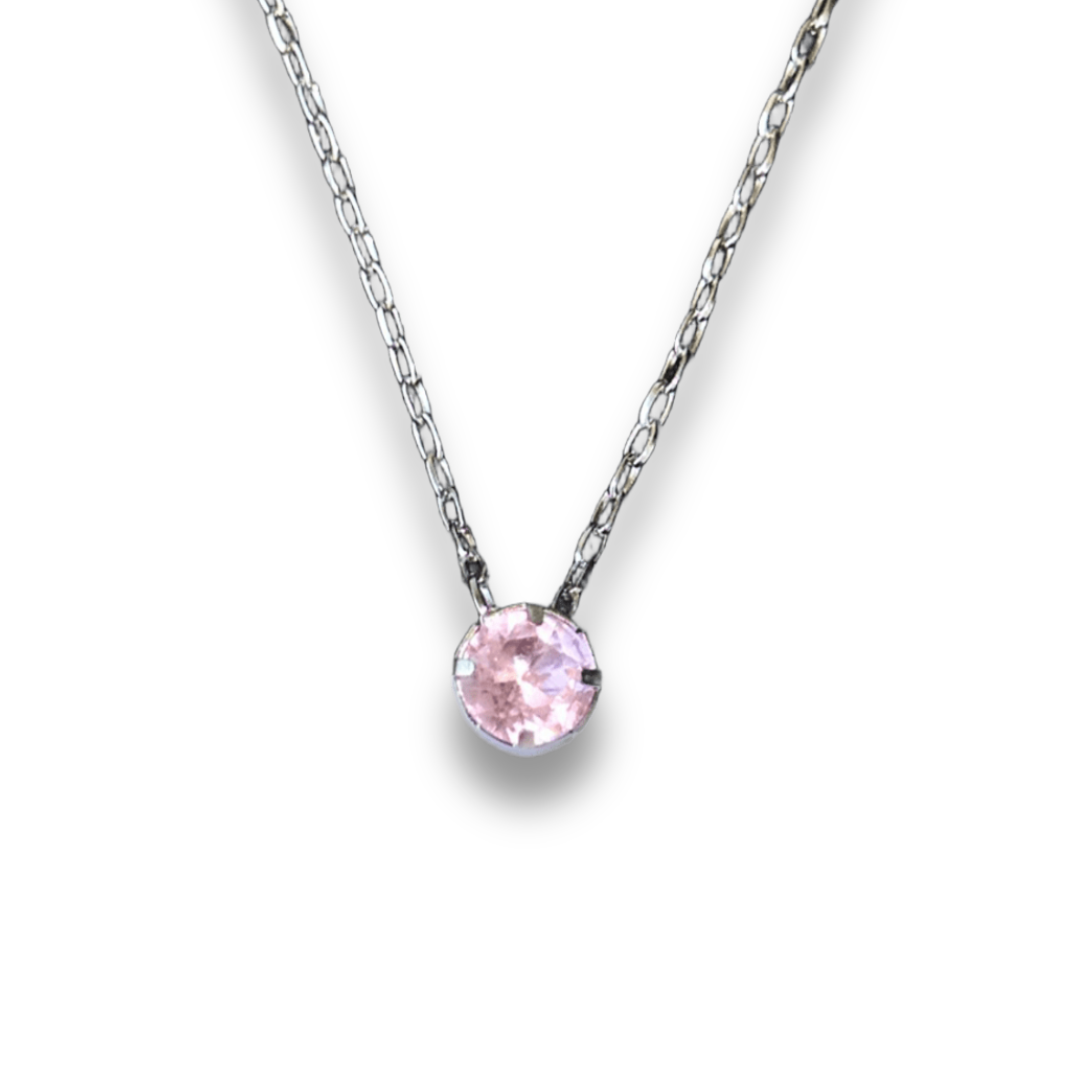 Colar Stones Rosa