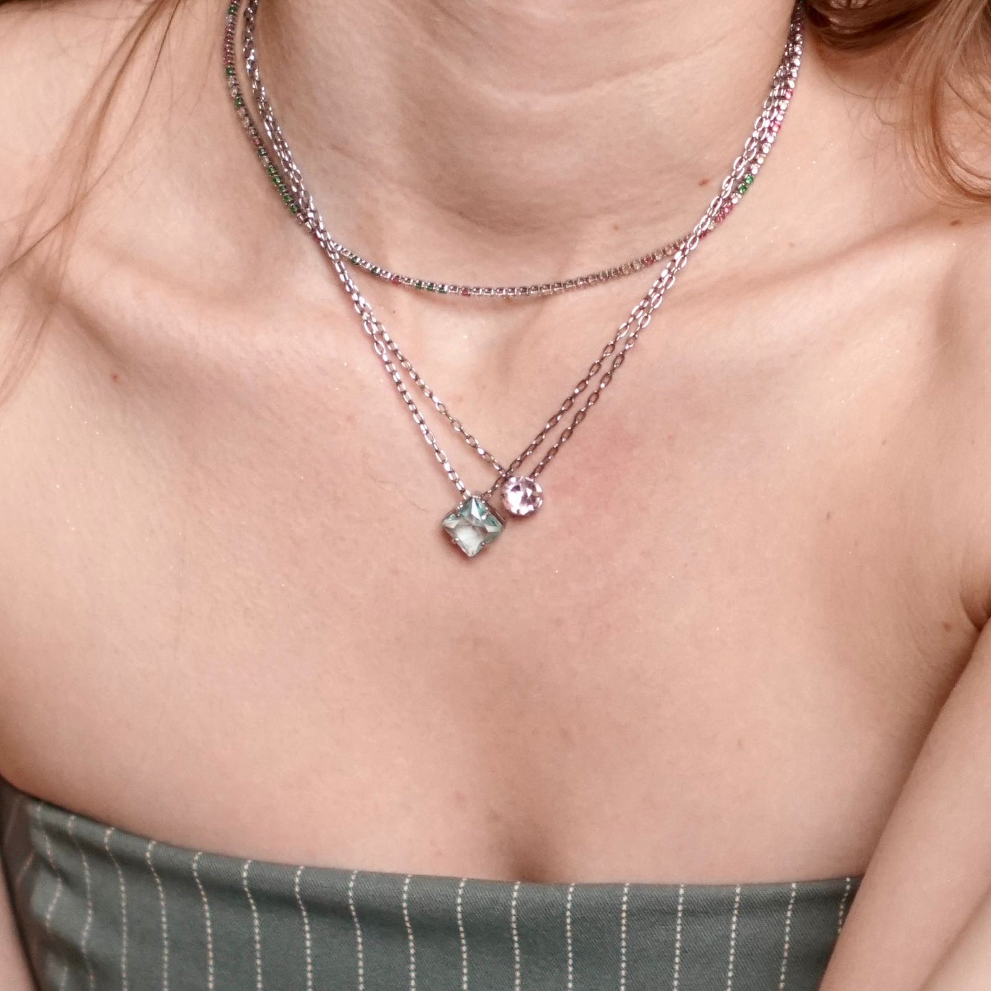 Colar Choker Riviera Colorido