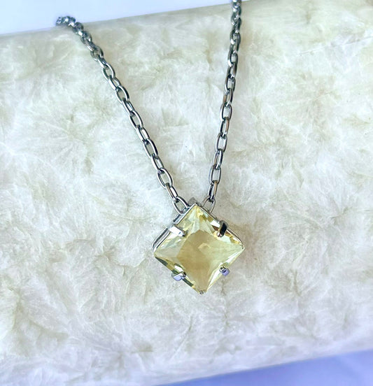 Colar Stones Amarelo