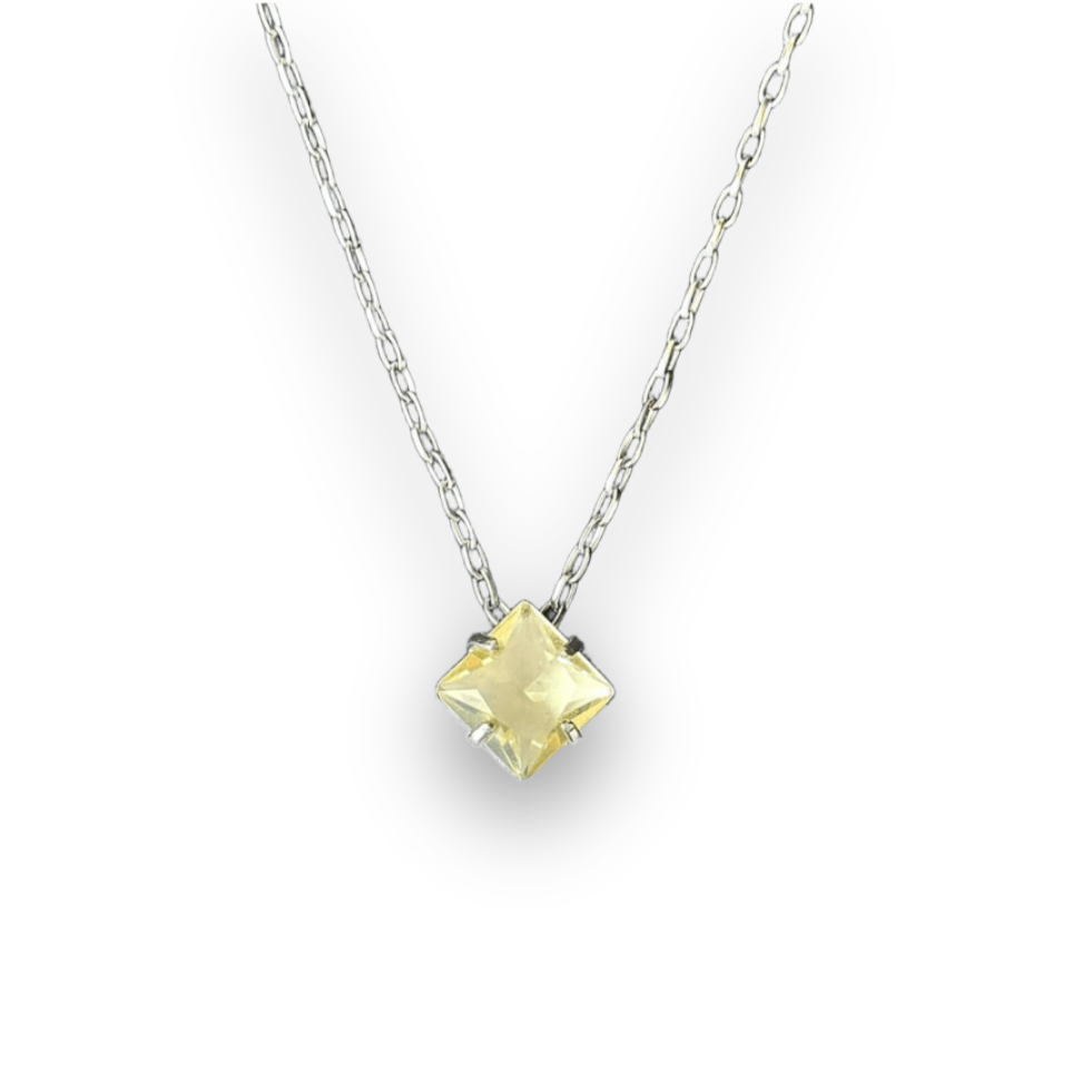Colar Stones Amarelo