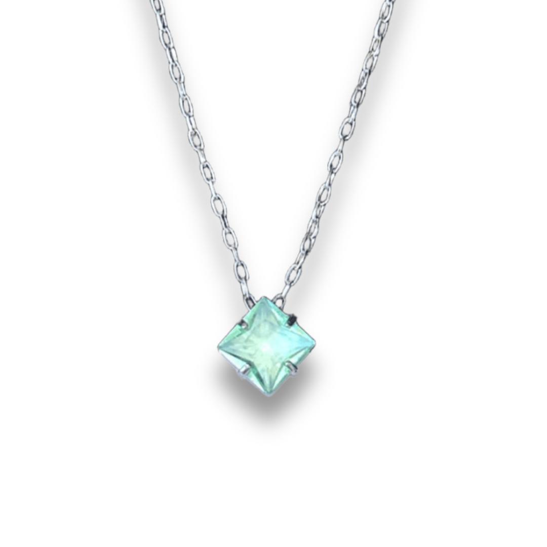 Colar Stones Verde Aqua