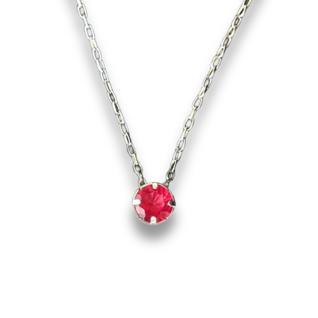 Colar Stones Vermelho